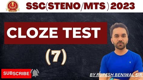 Cloze Test Passage Ssc Mts Ssc Steno By Rupesh Beniwal