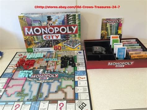 Hasbro Monopoly City Board Game, 2009 | Board games, Games, Game sales