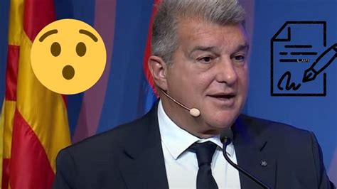 Giro inesperado para Laporta el jugador que el Barcelona podría