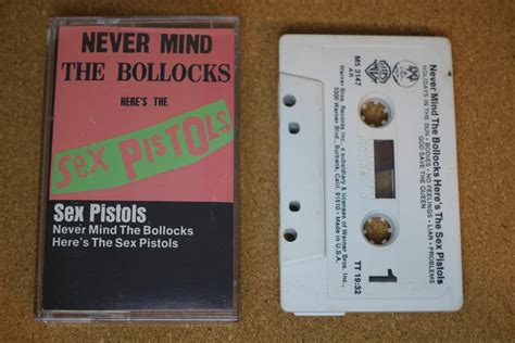 Sex Pistols Never Mind The Bollocks Cassette Tape Warner Bros