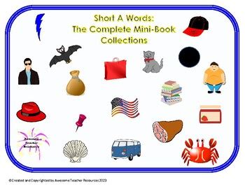 Short A Words: Complete Mini-Book Collection Image by Awesome Teacher Resources