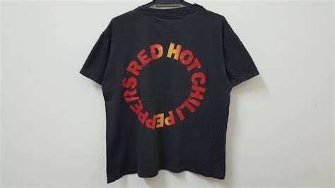 Vintage S RED HOT CHILI PEPPERS Line Up Suck My Kis Gem