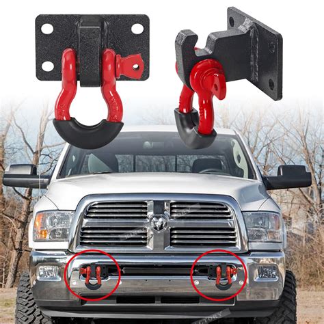 Pcs Front Tow Hooks Kit Fit For Dodge Ram Heavy