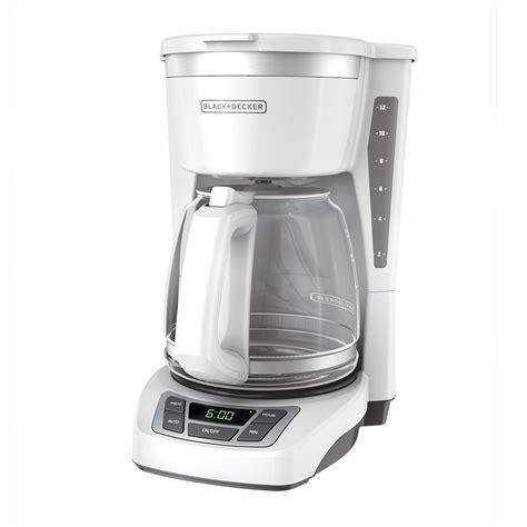 BLACK+DECKER 12-Cup Digital Coffee Maker, CM1160W, Programmable