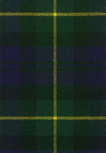 Gordon Clan Ancient Tartan Fabric Swatch