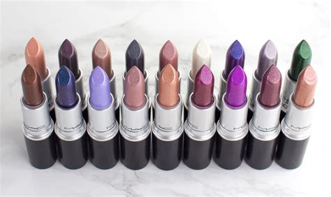 Mac Metallic Lips Lipstick Collection Review And Swatches Portrait