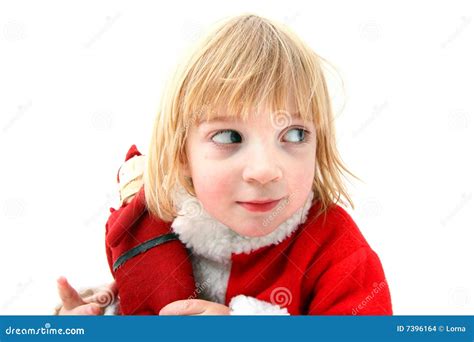 Cheeky Christmas Elf Stock Photo Image Of Happy Celebration 7396164