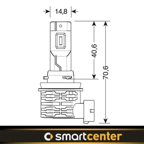 LED H11 9-32V -20W - 6500K - 3200lm (Για προβολάκια) - SMART CENTER