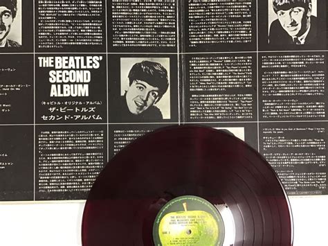 Yahooオークション Lp The Beatles Second Album 赤盤 9180rr