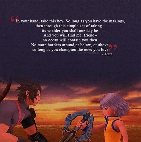 Terra And Riku Kingdom Hearts Quotes Riku Kingdom Hearts Kingdom Hearts