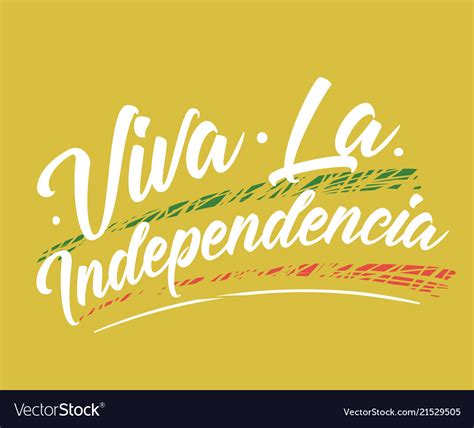 Viva mexico independence day of 16 Royalty Free Vector Image