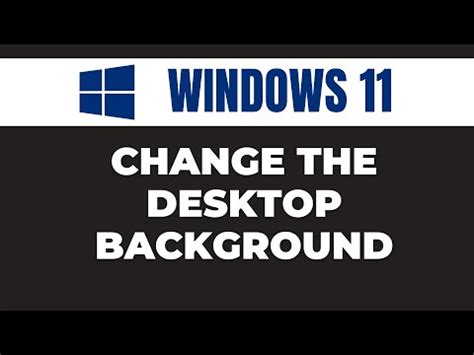 How To Change The Desktop Background In Windows