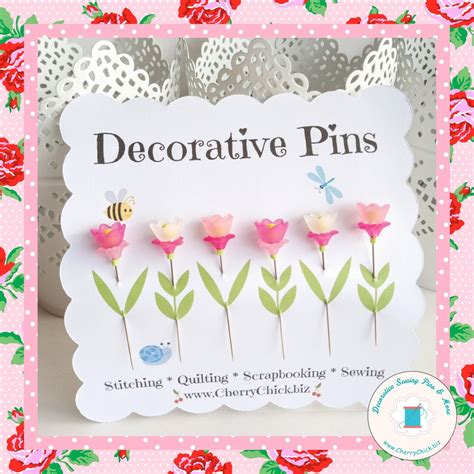 Decorative Sewing Pins Pin Toppers Gift For Quilters Sewing Pins Fancy