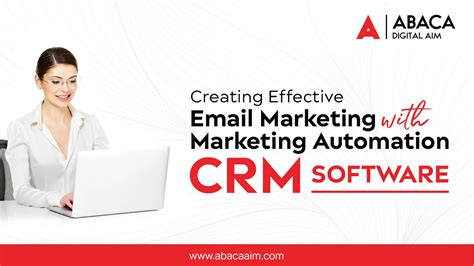 Email Marketing With Marketing Automation Crm Software