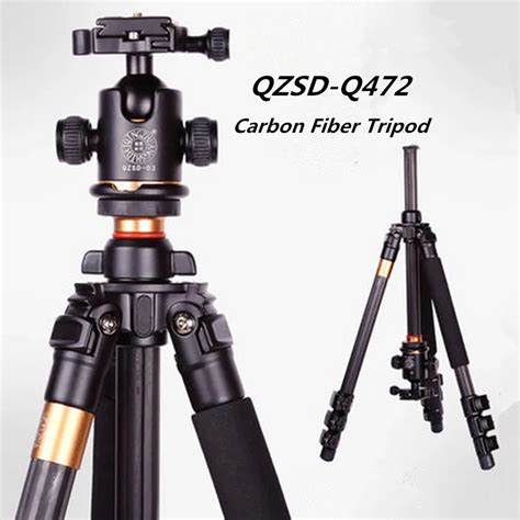 Q472 Carbon Tripod Fixed Carbon Fiber Portable Camera Tripod Digital