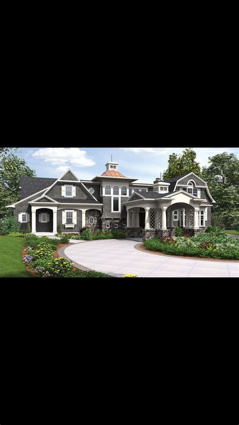 Country Style House with Beautiful Landscaping