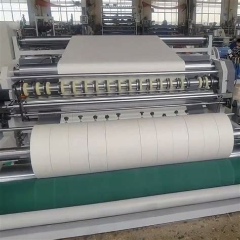 Kraft Paper Coil Roll To Roll Cutting Slitting And Rewinding Machine