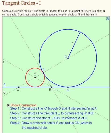 Tangent Circles - I