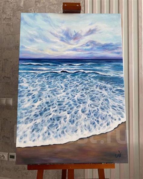 Авторская картина маслом Вдохновение моря ‘’ Подарок на века, новый, в ...