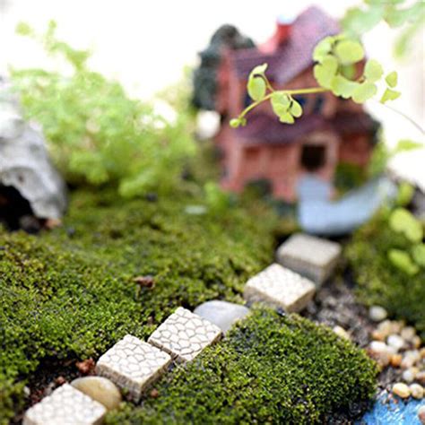 10 Stück Miniatur Fairy Garden Ornamente Harz Steinpflaster grau eBay