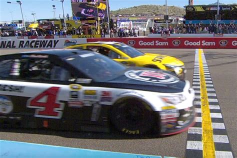 Kevin Harvick Won Yesterdays Nascar Race By Just 4 Inches