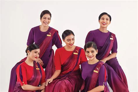 unveiling air indias striking  cabin cockpit crew uniforms air