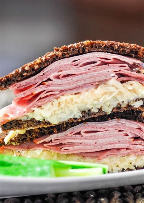 This Reuben Sandwich Is A Classic American Hot Sandwich Loaded With