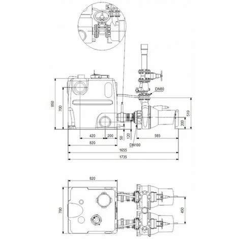 Durable GRUNDFOS Hebeanlage Multilift MD1 80 80 30 4 50D 450 SL 3x400V