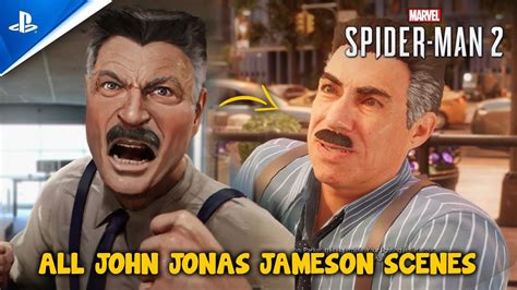 All John Jonah Jameson Scenes Marvel S Spider Man 2 PS5 YouTube