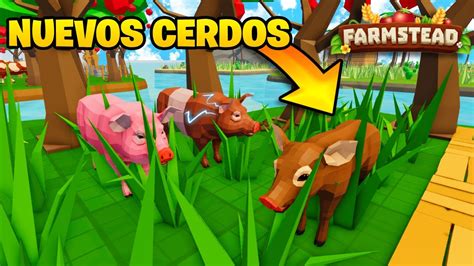 COMO TENER VARIANTES DE CERDOS Farmstead Roblox YouTube