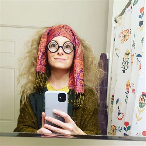 Professor Trelawney costume | Costumes, Round sunglasses, Snapchat ...