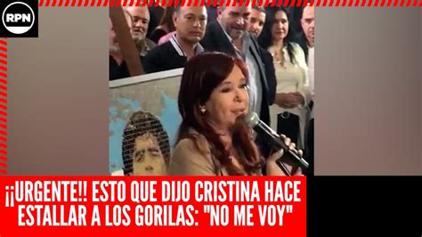 URGENTE CFK se despidió de los trabajadores del Senado y ESTO QUE