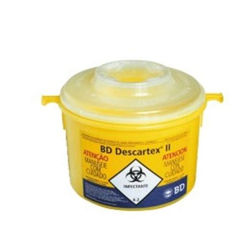 Coletor Perfuro Cortante PVC Descartex II 7 Litros BD