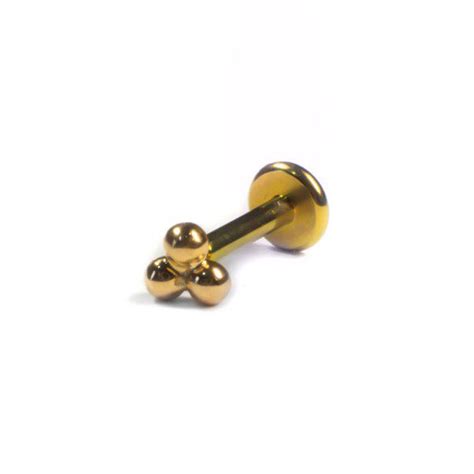 Labret Roof Oro 18k Yanni Piercing Tienda Online De Piercings