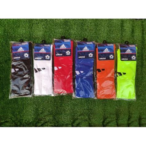 Jual Cod Kaos Kaki Sepakbola Futsal Adidas Nylon Panjang Diatas Lutut