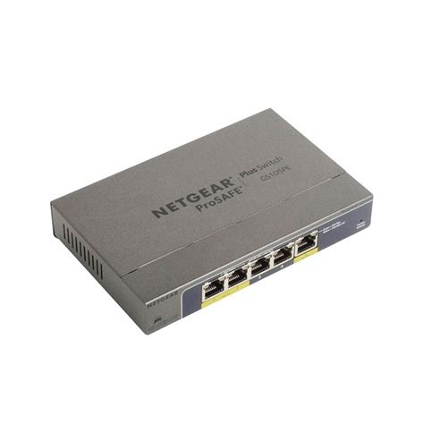 Netgear GS105PE 5 Port Gigabit PoE Managed Plus Switch 2 X 802 Af PoE