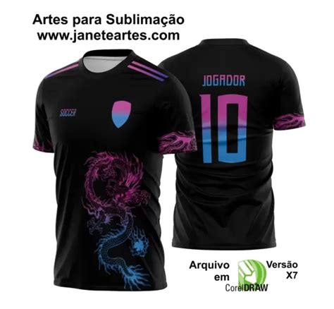 Arte Vetor Camisa InterClasse 2024 Dragão Doces Desenhos