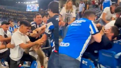 Monterrey Vs Inter La Violencia Se Hace Presente En Las Gradas Del