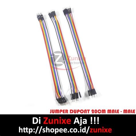 Jual KABEL JUMPER DUPONT 2CM 1 BUAH MALE MALE ARDUINO UNO MEGA