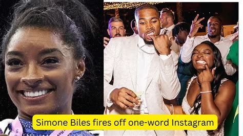 Simone Biles Fires Off One Word Instagram Post After Husband Jonathan