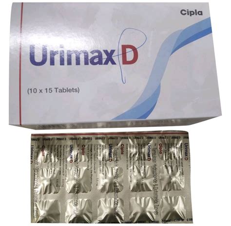 Cipla Urimax D Tablets At Best Price In Lucknow By Shiv Shanker Traders