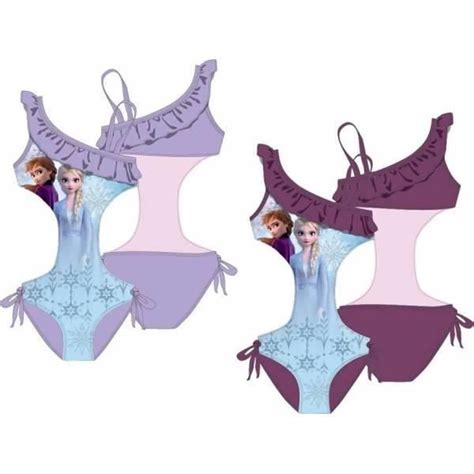 Maillot de bain Bikini Reine des Neiges pièce de à ans Cdiscount Sport