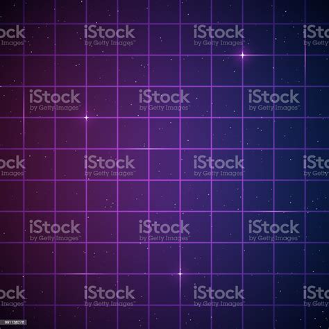 Retro 80s Background Stock Illustration Download Image Now Grid