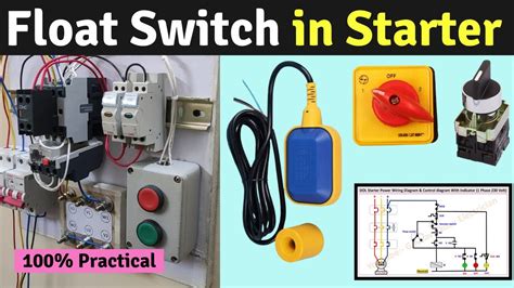 Float Switch Connection In Dol Starter Star Delta Starter किसी भी स्टार्टर में फ्लोट स्विच कैसे