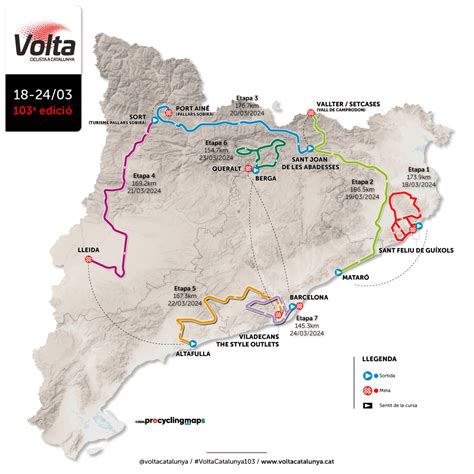 Tour De Catalogne Le Parcours D Taill Et Les Profils Totalvelo