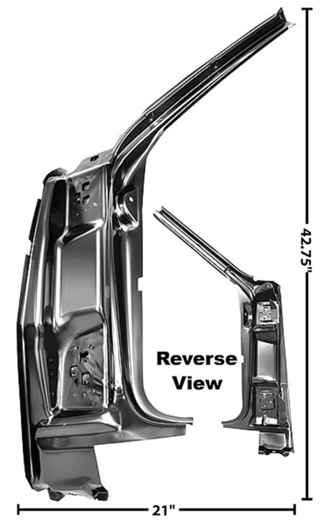 Door Hinge Pillar Assembly Lh Chevelle Door Hardtop Coupe