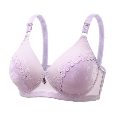 PMUYBHF Female Backless Bras For Women Padded Women S Comfortable And