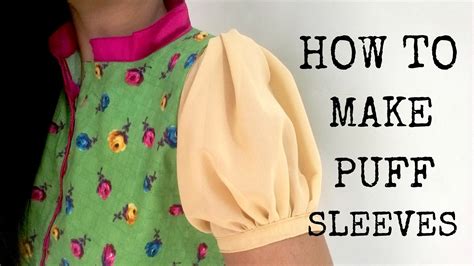 How To Make Puff Sleeves Sewing Tutorial Anjalee Sharma Sleeves