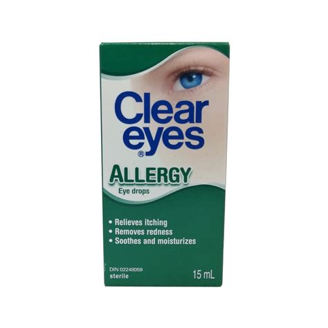 Clear Eyes Allergy Eye Drops (15 mL) – beyondRx.ca (by 99 Pharmacy)