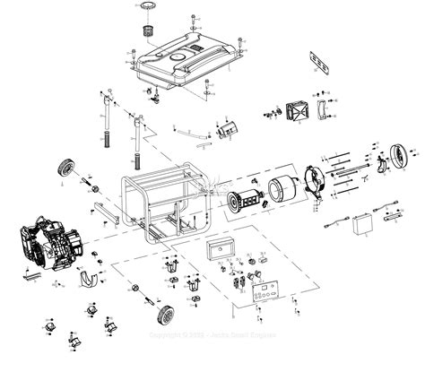 Westinghouse WPro8500 Parts Diagram For Parts List